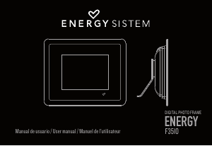 Mode d’emploi Energy Sistem F3510 Cadre photo numérique