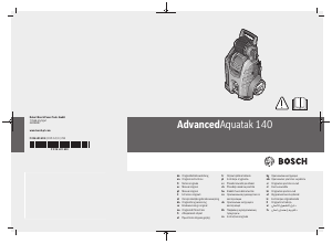 Manuale Bosch AdvancedAquatak 140 Idropulitrice