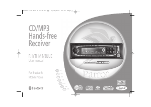 Manual Parrot Rhythm nBlue Auto-rádio
