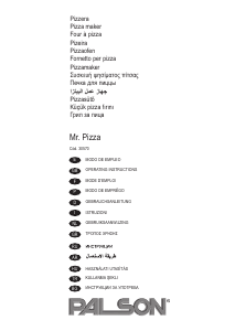 Manual Palson 30570 Mr Pizza Forno Pizzas