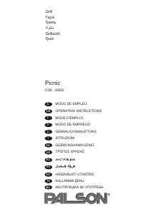 Manual Palson 30555 Picnic Contact Grill