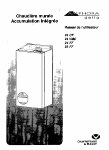 Mode d’emploi Chaffoteaux & Maury Amphora Delta 28 FF Chaudière chauffage central