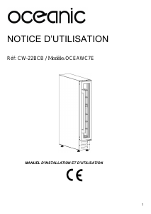 Mode d’emploi Oceanic OCEAWC7E Cave à vin