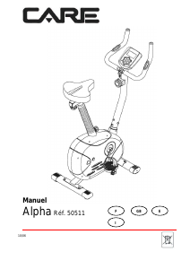 Handleiding Care Fitness Alpha Hometrainer