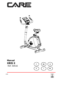 Manual de uso Care Fitness Xiris II Bicicleta estática