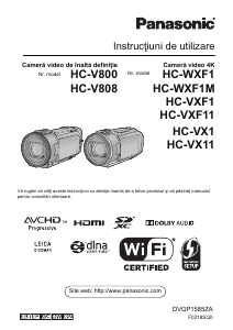 Manual Panasonic HC-VXF11 Cameră video