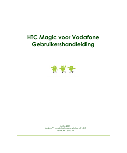 Handleiding HTC Magic Mobiele telefoon