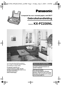 Handleiding Panasonic KX-FC235NL Faxapparaat