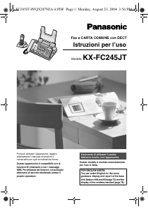 Manuale Panasonic KX-FC245JT Fax