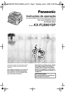 Manual Panasonic KX-FLB801SP Máquina de fax