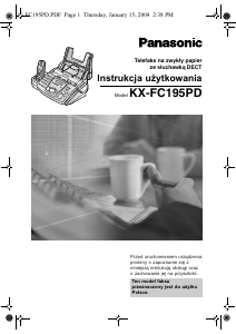 Instrukcja Panasonic KX-FC195PDG Faks