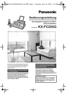 Bedienungsanleitung Panasonic KX-FC255G Faxmaschine