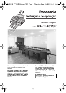 Manual Panasonic KX-FL401SP Máquina de fax