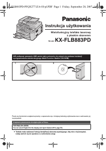 Instrukcja Panasonic KX-FLB883PD Faks