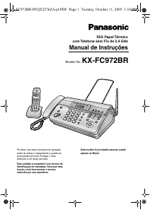 Manual Panasonic KX-FC972BR Máquina de fax