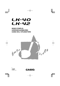 Mode d’emploi Casio LK-42 Clavier éléctronique