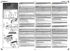 Mode d’emploi Casio CS-53P Support de clavier