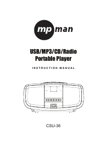 Bedienungsanleitung Mpman CSU-36 Stereoanlage