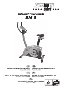 Manual Christopeit EM 8 Exercise Bike