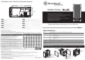 Руководство SilverStone RL05 Корпус ПК