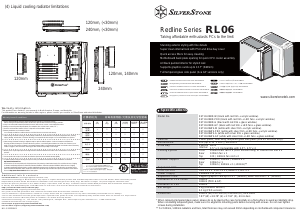 Manual de uso SilverStone RL06 Caja PC