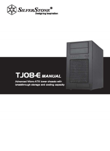 Manuale SilverStone TJ08-E Case PC