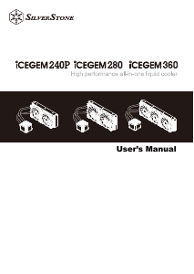 Manual SilverStone IceGem 360 CPU Cooler