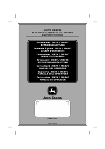 Manual de uso John Deere JS63V Cortacésped