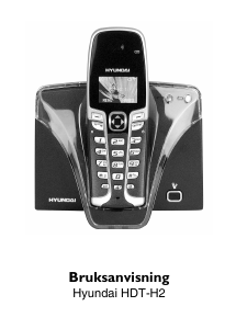 Bruksanvisning Hyundai HDT-H2 Trådlös telefon