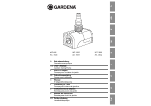 Mode d’emploi Gardena WP 600 Pompe de fontaine