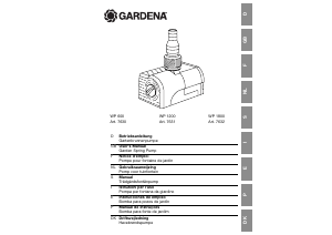 Mode d’emploi Gardena WP 1200 Pompe de fontaine