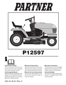 Manual Partner P12597 Lawn Mower
