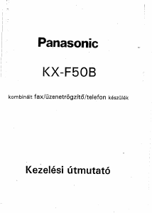 Használati útmutató Panasonic KX-F50B Faxgép