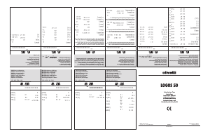 Manuale Olivetti Logos 50 Calcolatrice