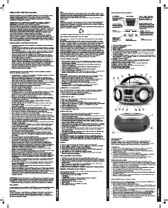 Manual Mondial BX-18 Aparelho de som