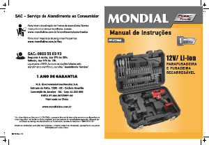 Manual Mondial PF-07MA Berbequim
