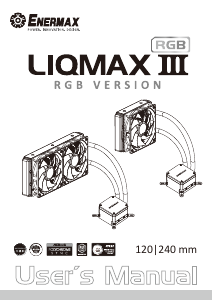 Manual Enermax Liqmax III RGB CPU Cooler