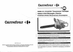 Mode d’emploi Carrefour Home AC31R2H4TD-40 Tronçonneuse