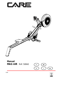 Handleiding Care Fitness Mag Air Roeimachine