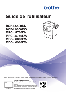 Mode d’emploi Brother MFC-L5500DN Imprimante multifonction