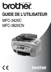 Mode d’emploi Brother MFC-3820CN Imprimante multifonction