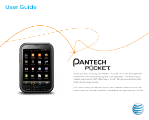 Handleiding Pantech Pocket (AT&T) Mobiele telefoon