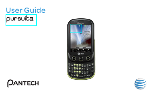 Manual Pantech Pursuit II (AT&T) Mobile Phone
