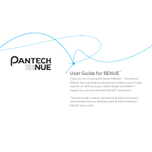 Manual Pantech Renue Mobile Phone