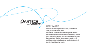 Manual Pantech Laser Mobile Phone