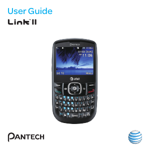 Manual de uso Pantech Link II (AT&T) Teléfono móvil