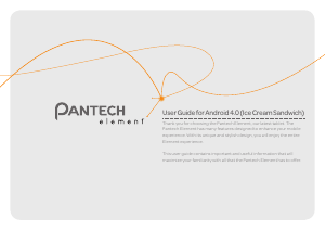 Handleiding Pantech Element (Android 4.0) Tablet