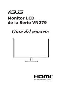 Manual de uso Asus VN279H Monitor de LCD