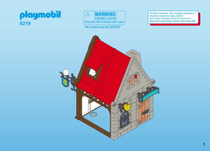Manuale Playmobil set 6219 Old Houses Panetteria medievale