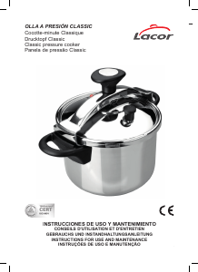 Manual Lacor 71876 Classic Pressure Cooker